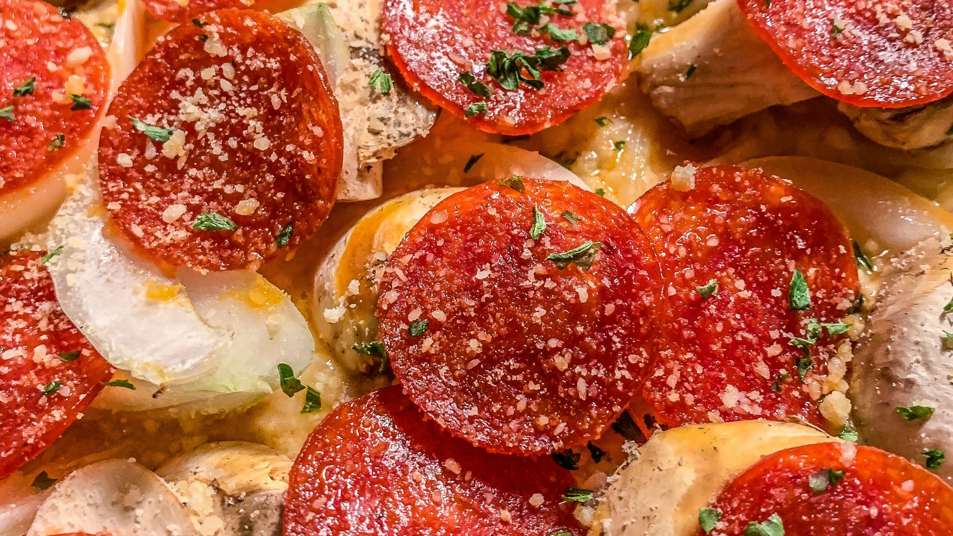 8. Mini-pizzas au pepperoni