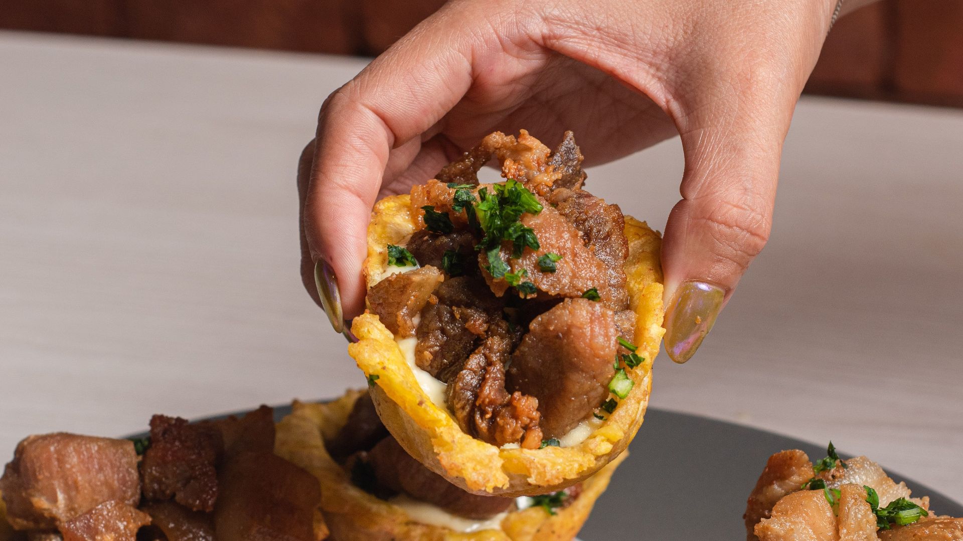 19. Rondelles de banane plantain farcies