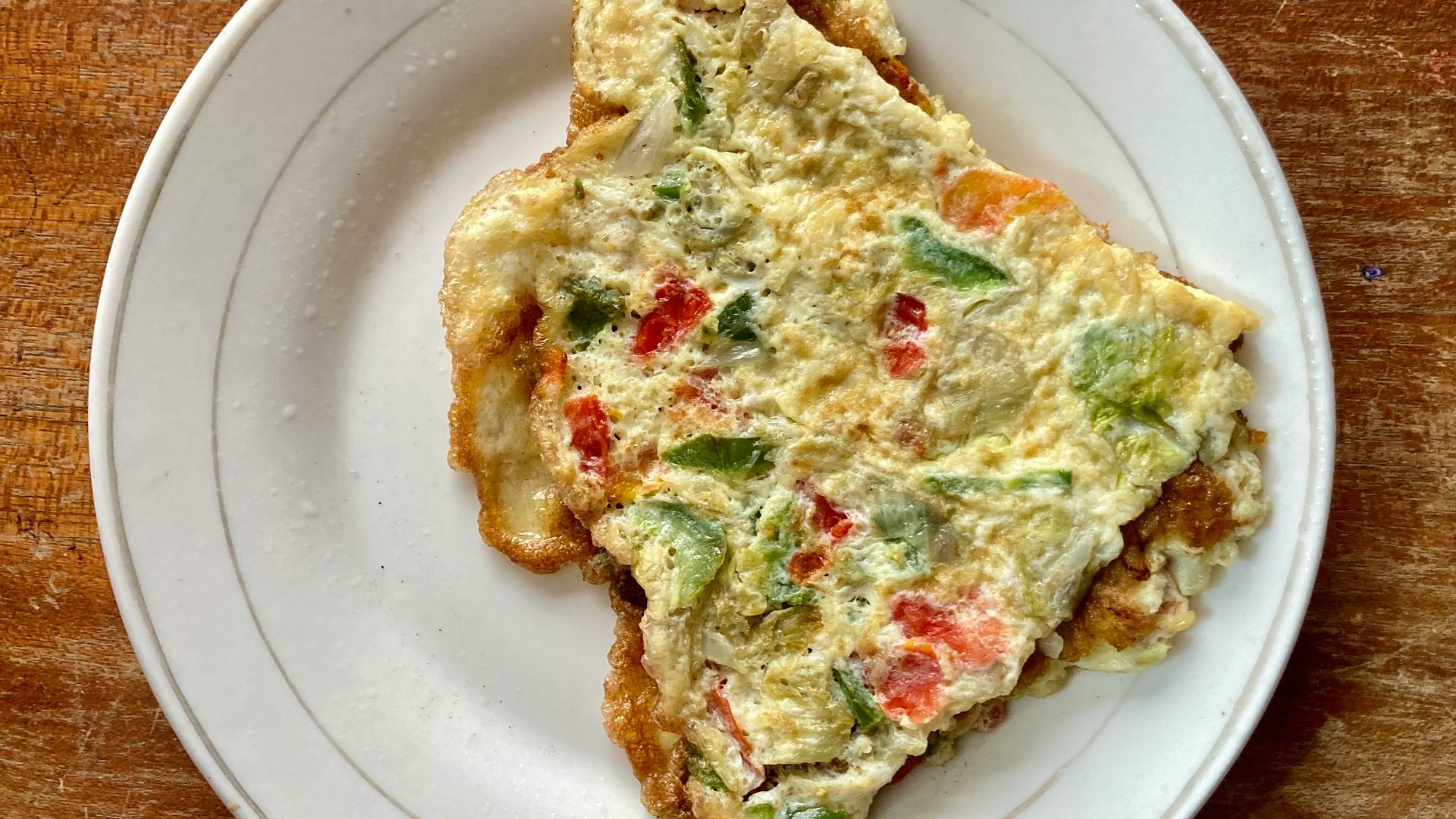 1. Omelette aux légumes