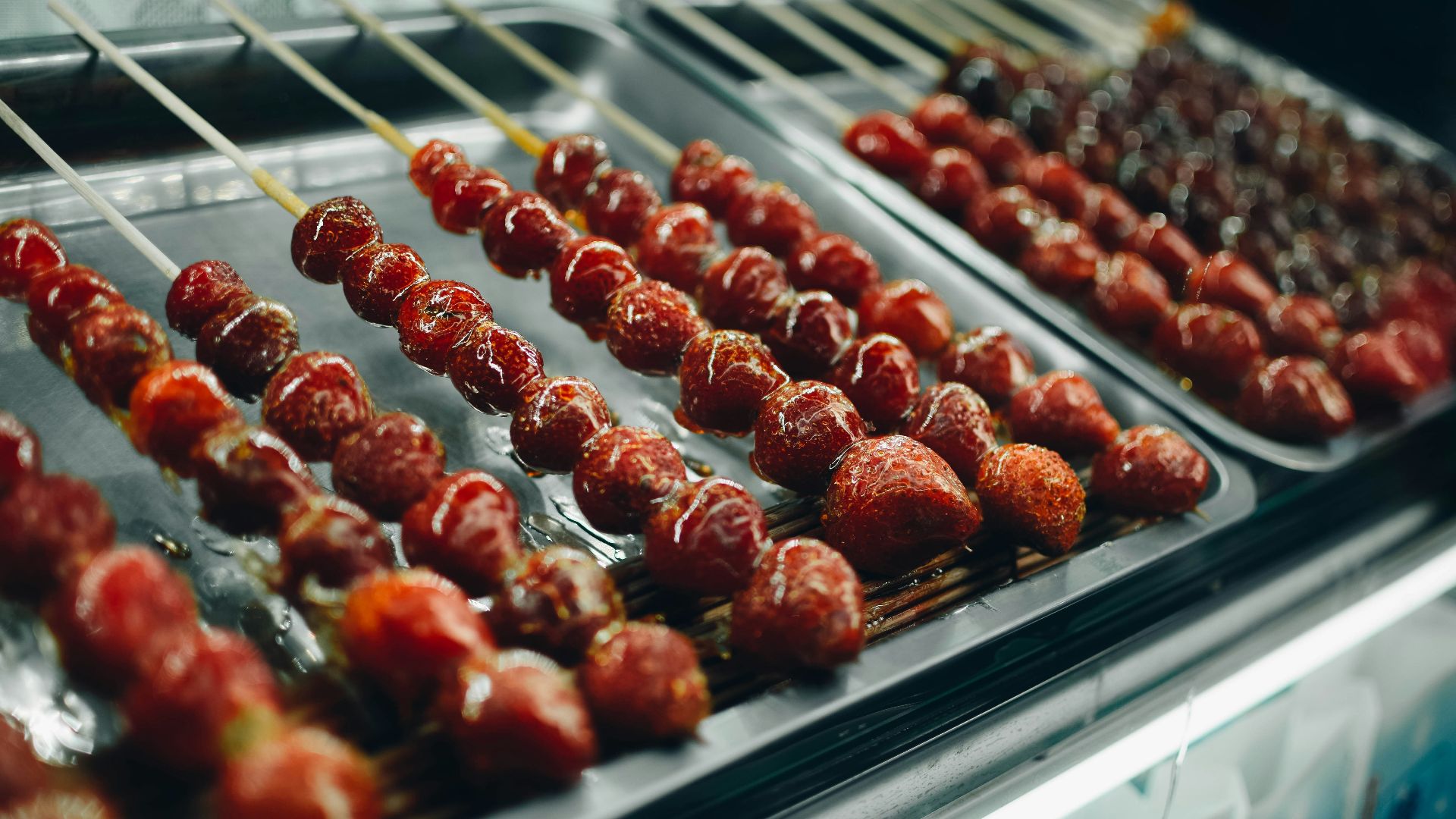 1. Brochettes de boulettes de viande à la coréenne