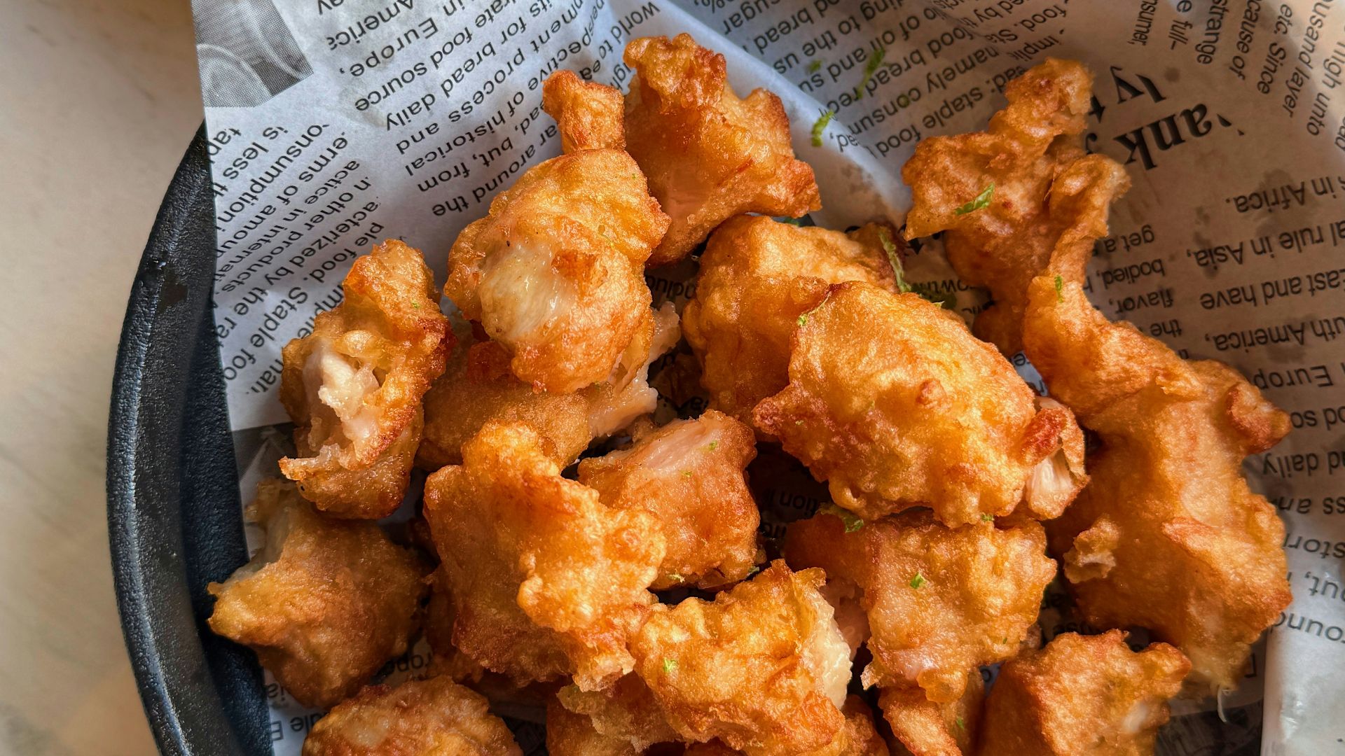 7. Morceaux de fromage frits