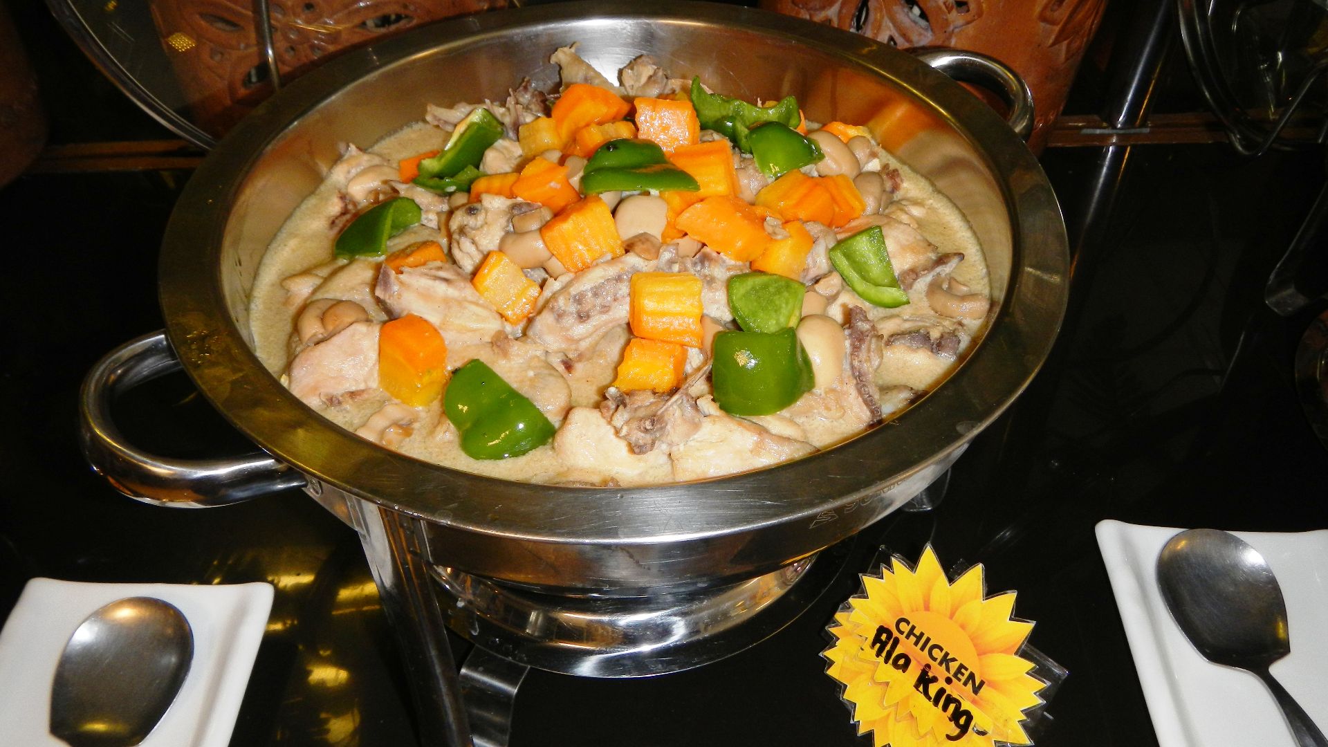 1. Poulet à la King