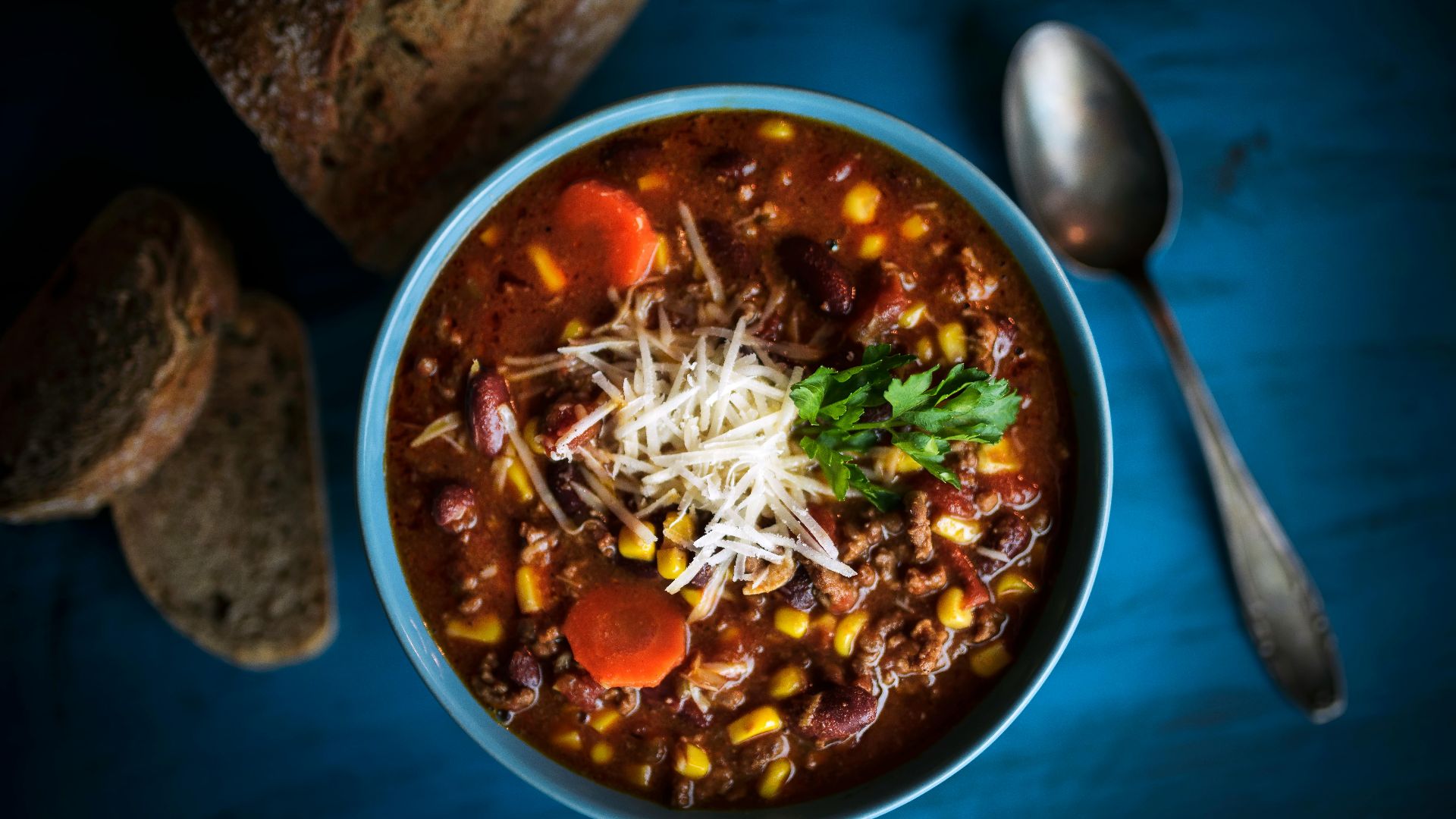 6. Chili aux haricots noirs