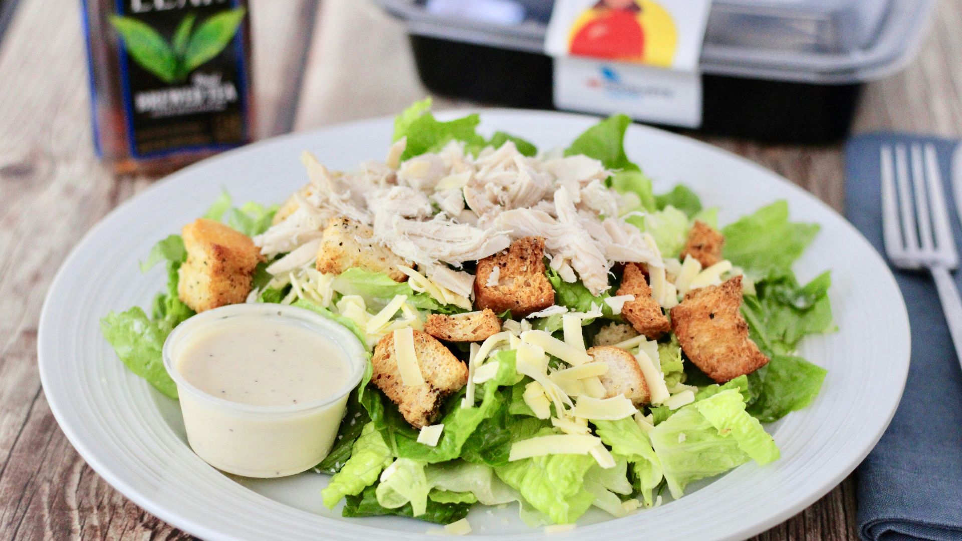 7. Salade César au poulet grillé