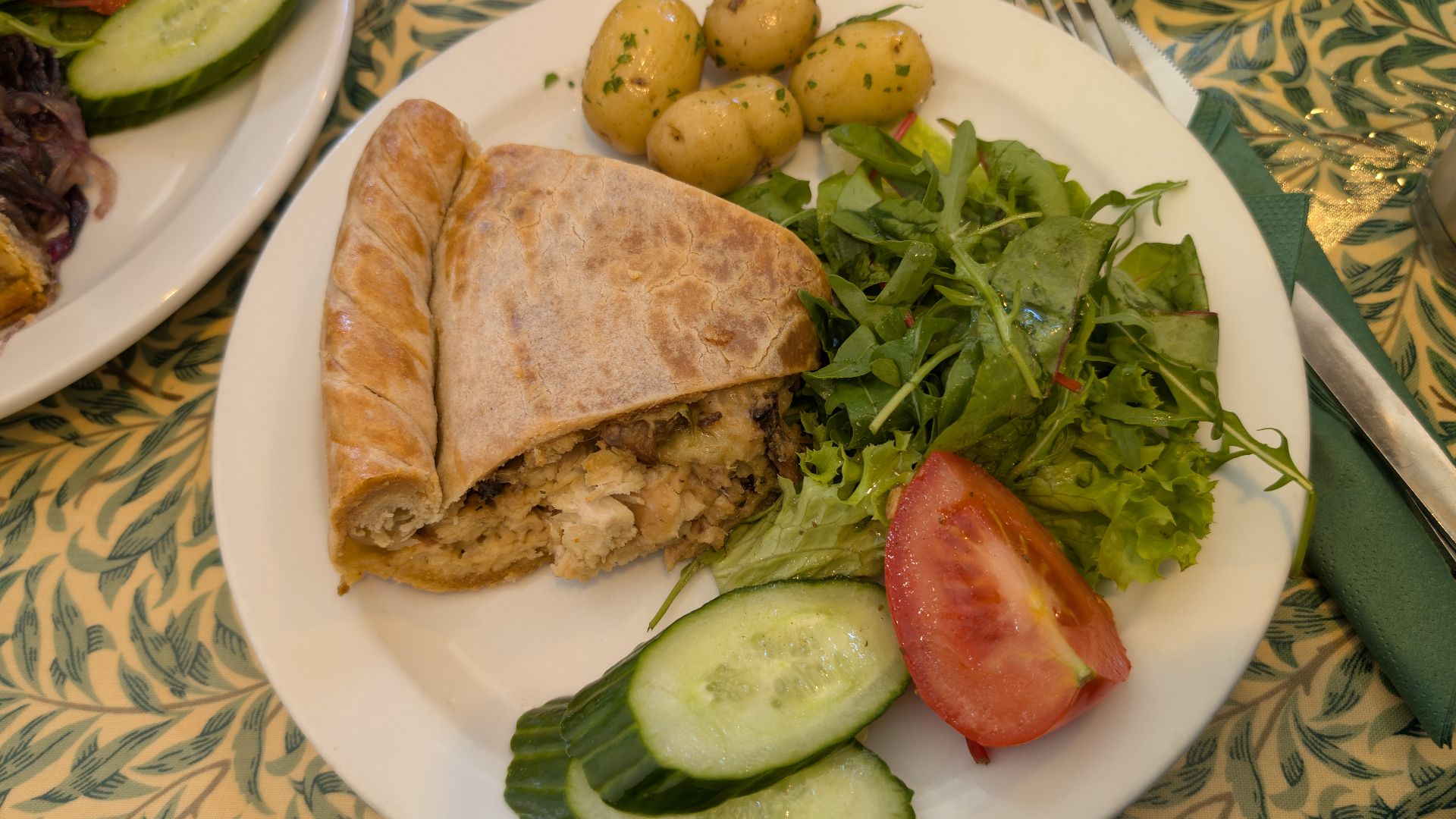 11. Tourte au poulet et aux poireaux