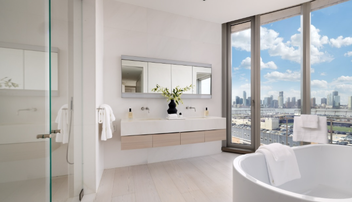 The bathroom