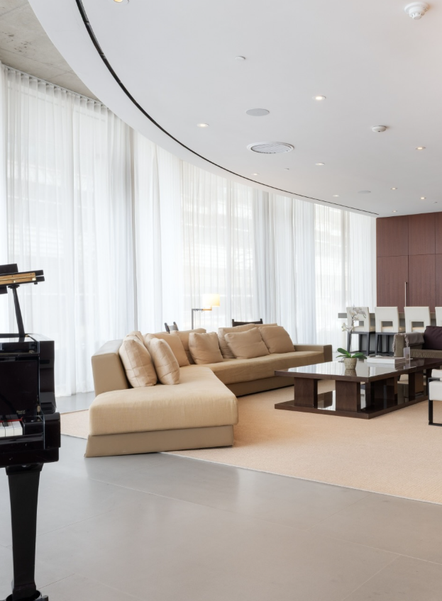 The living room