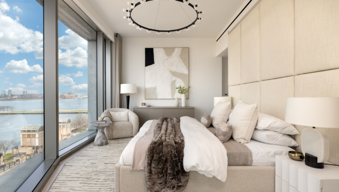 The master bedroom