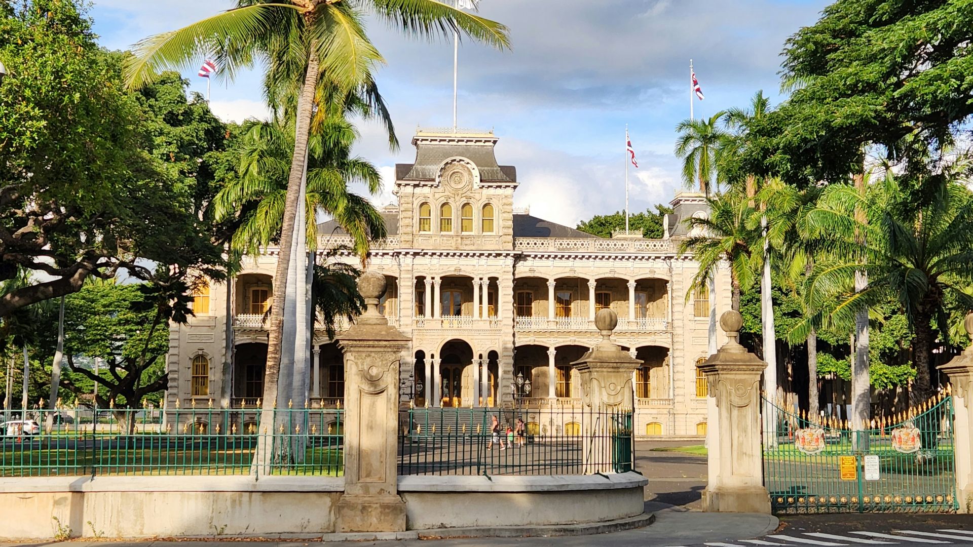 20. Le palais d'ʻIolani dans le Royaume d'Hawaï