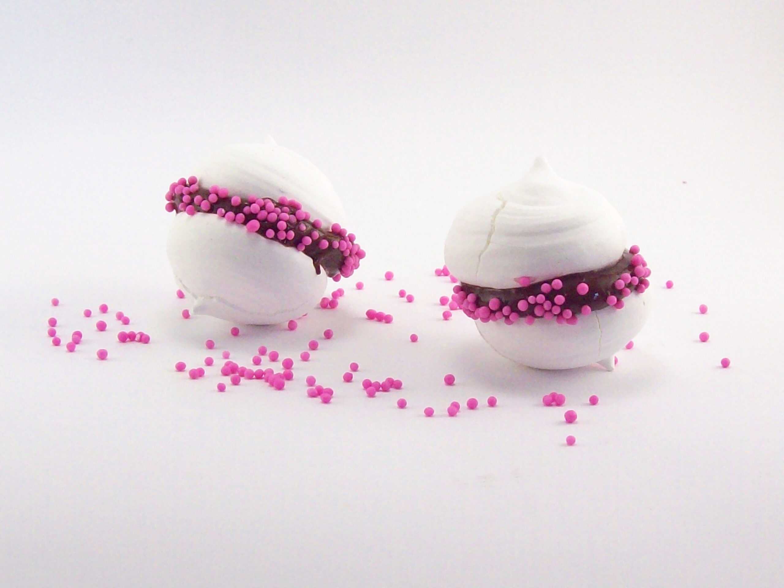 Meringue double, ganache fleur de sel
