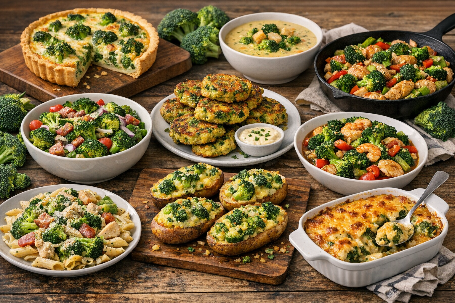 Enjoy 8 irresistible broccoli recipes