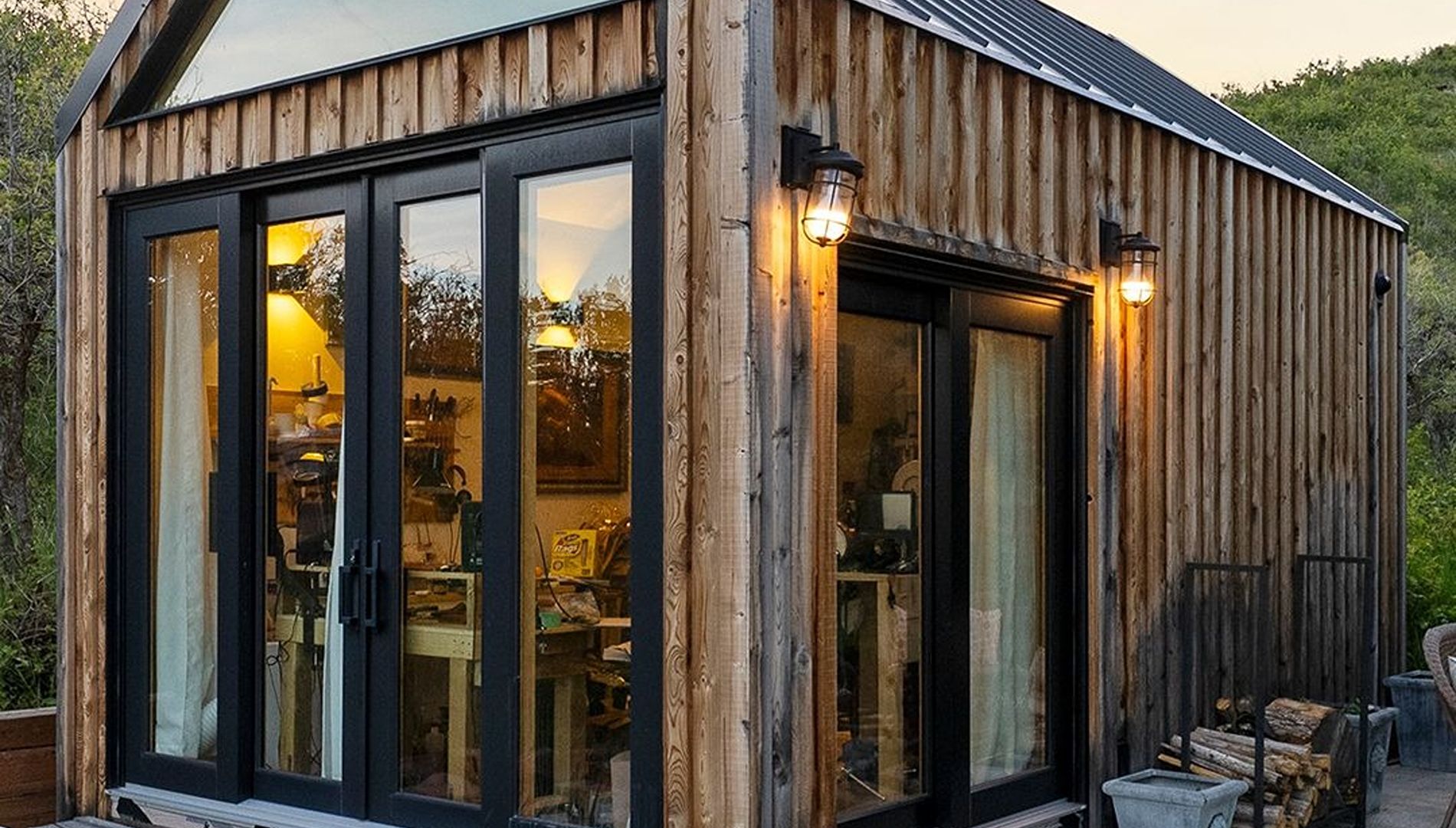 Handcrafted listening pavilion
