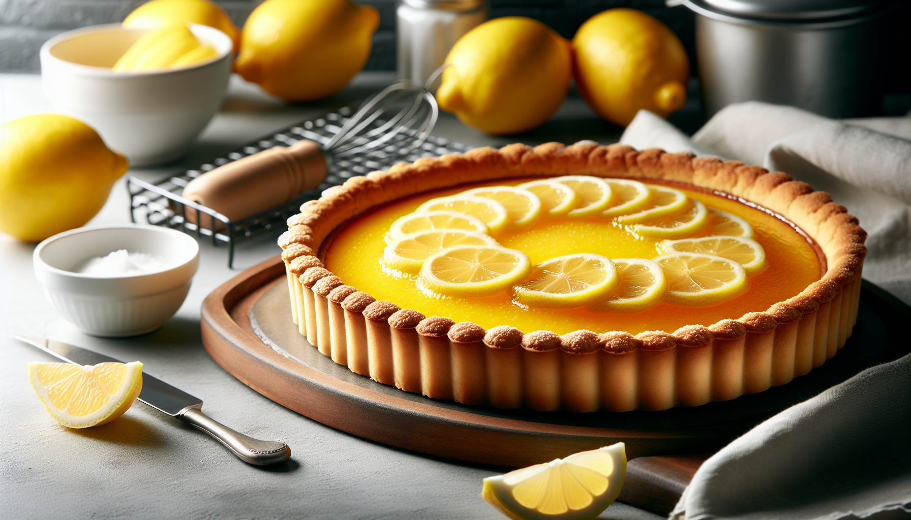 Gâteau tarte au citron