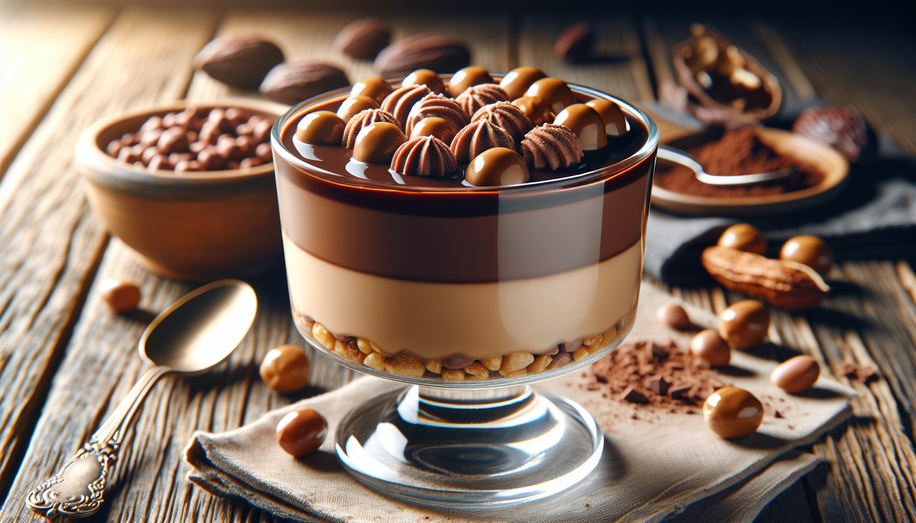 Mousse choco et pralin