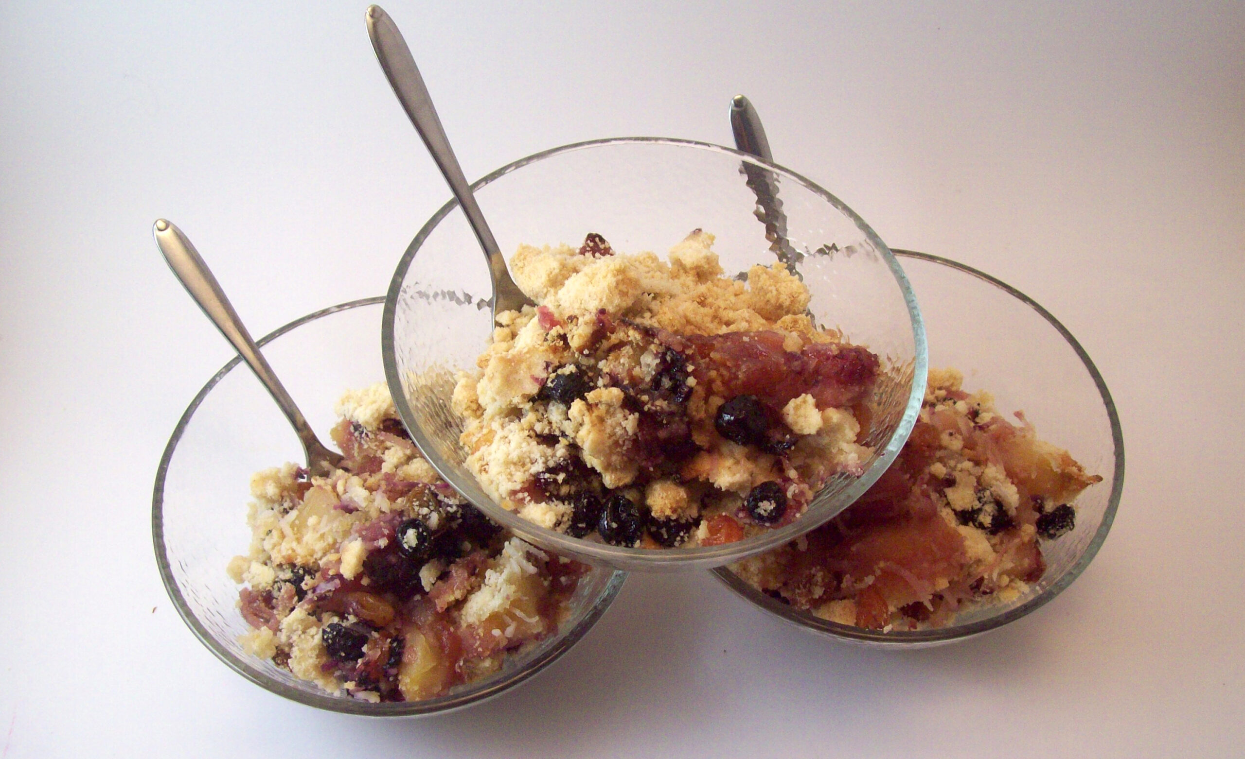 Crumble rapide aux bleuets