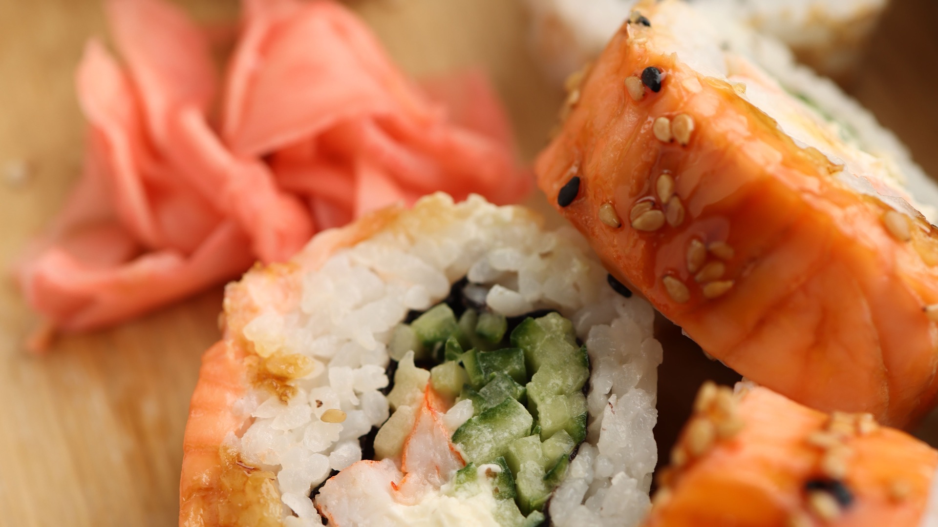 4. Mangez du gingembre mariné entre chaque plat de poisson