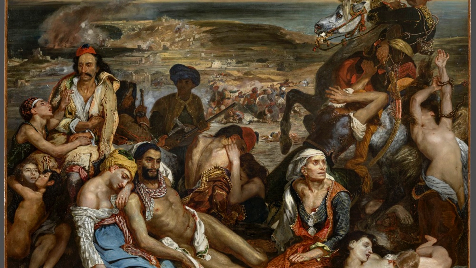 8. Le Massacre de Chios, d'Eugène Delacroix