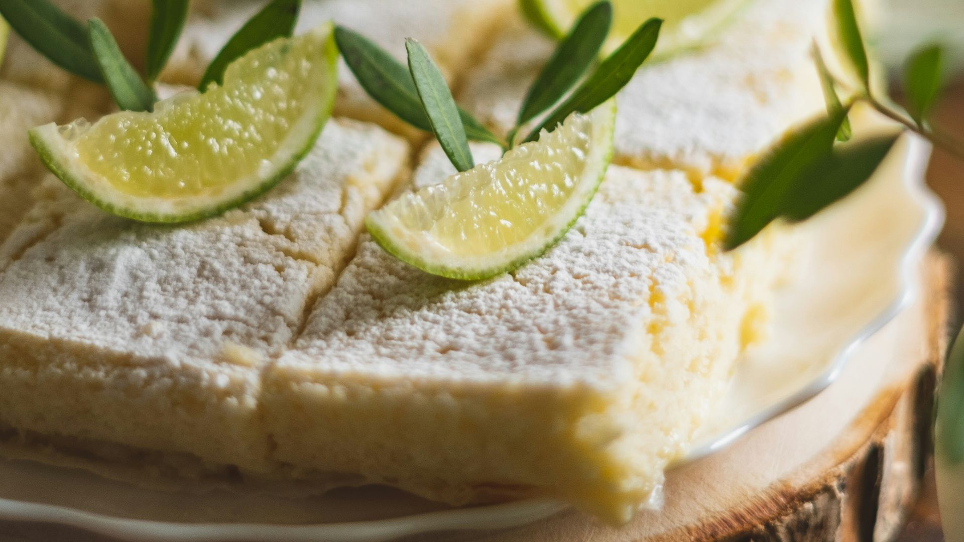 5. Carrés de tarte au citron vert