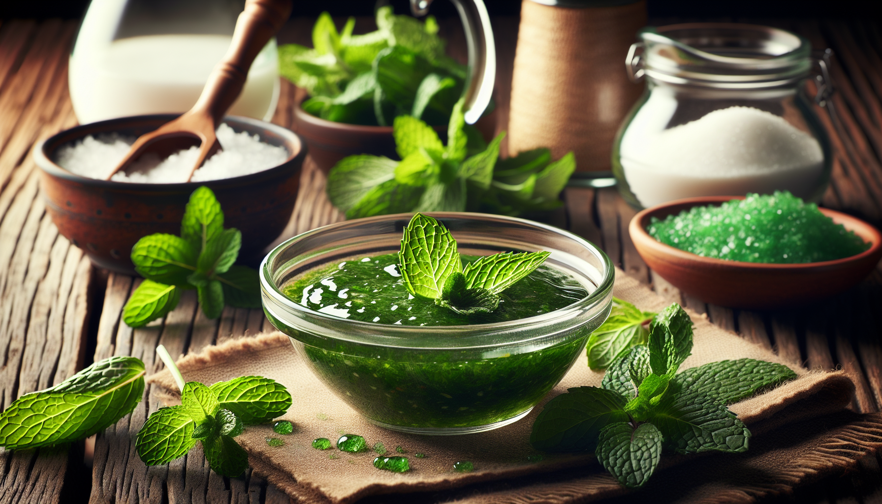 Sauce à la menthe