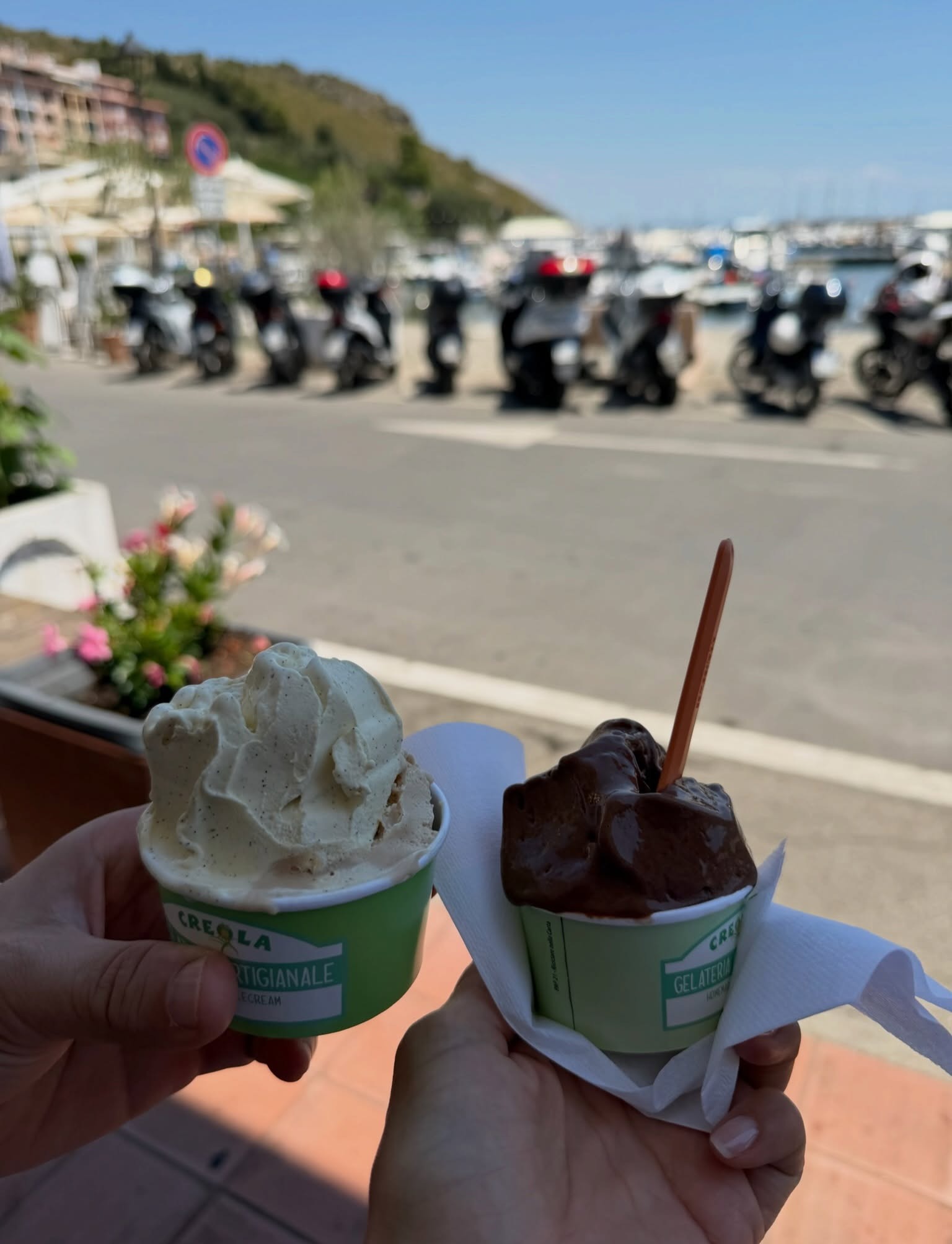 Une pause glacée