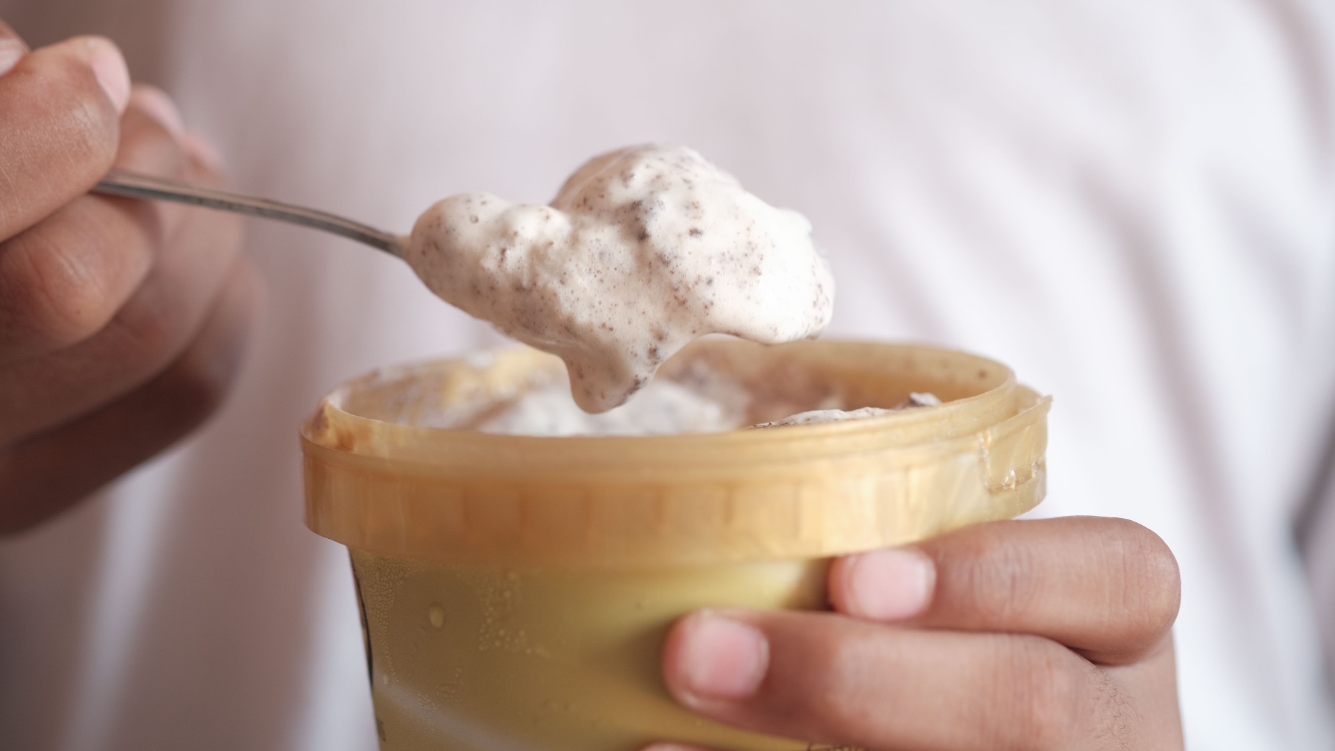 14. De la glace en pot