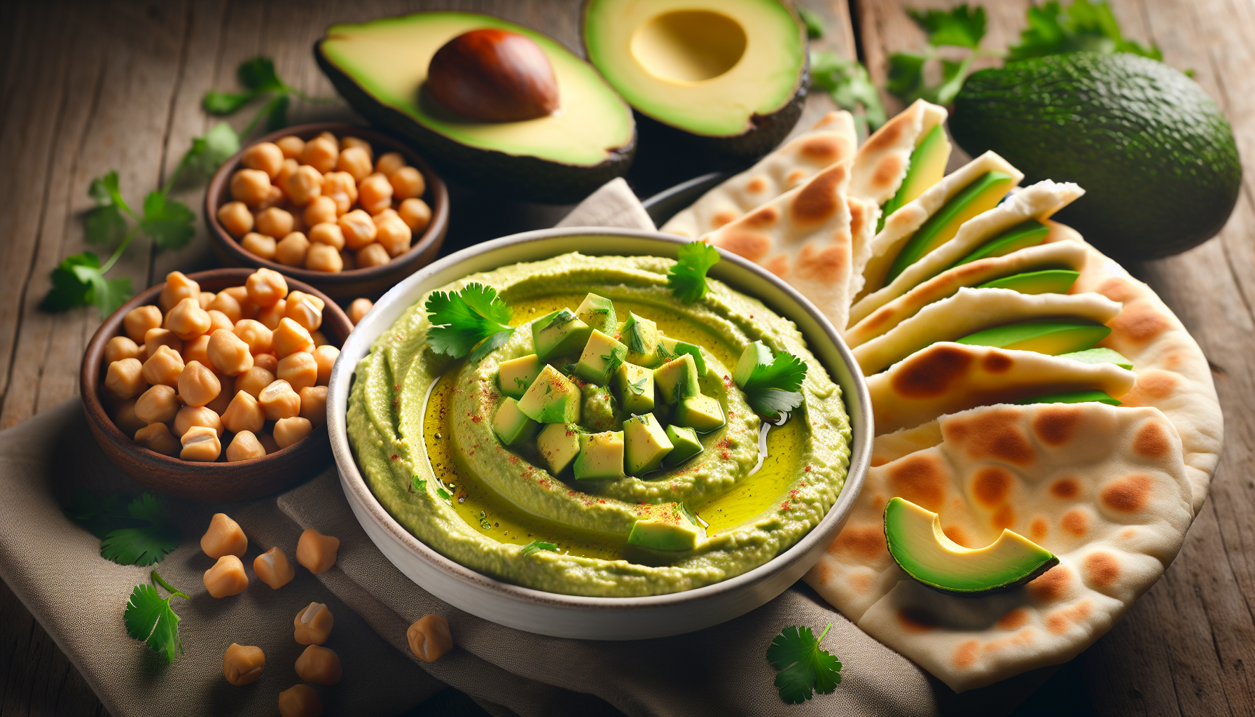 Houmous à l'avocat