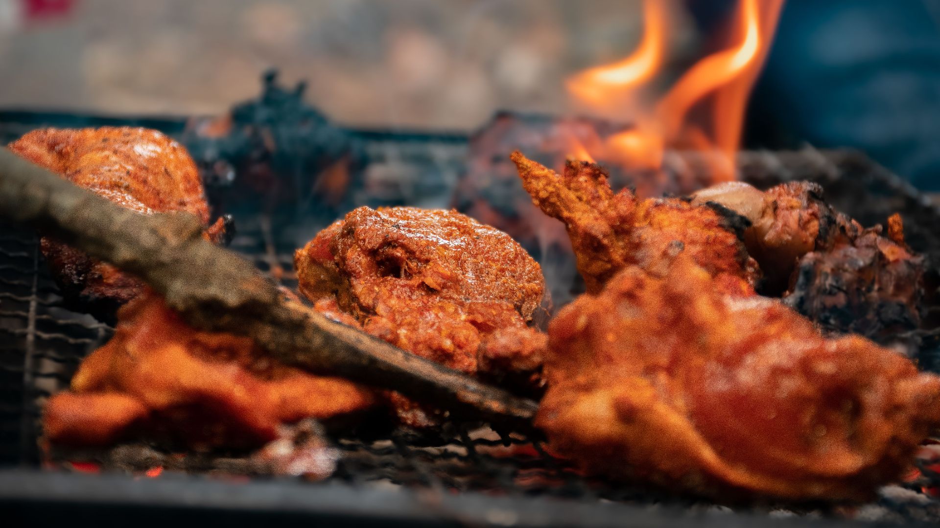 2. Burgers au poulet tandoori