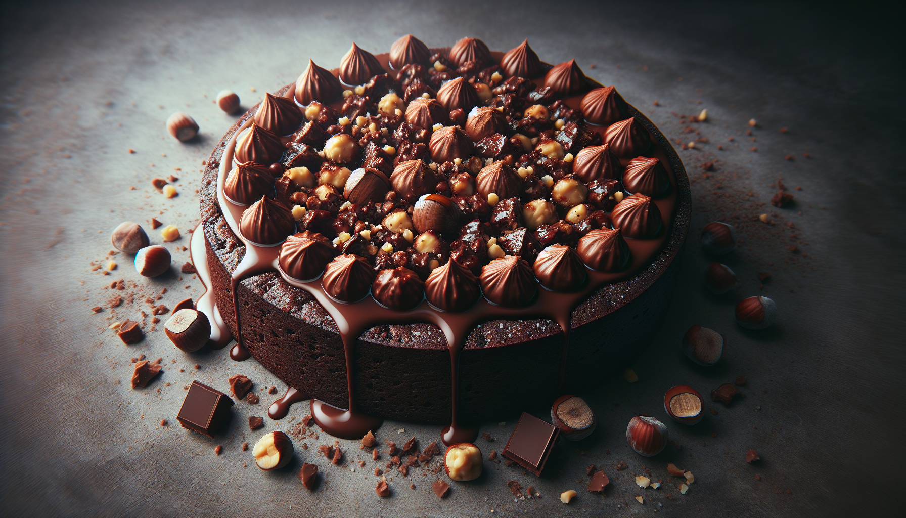 Torte au chocolat et aux noisettes