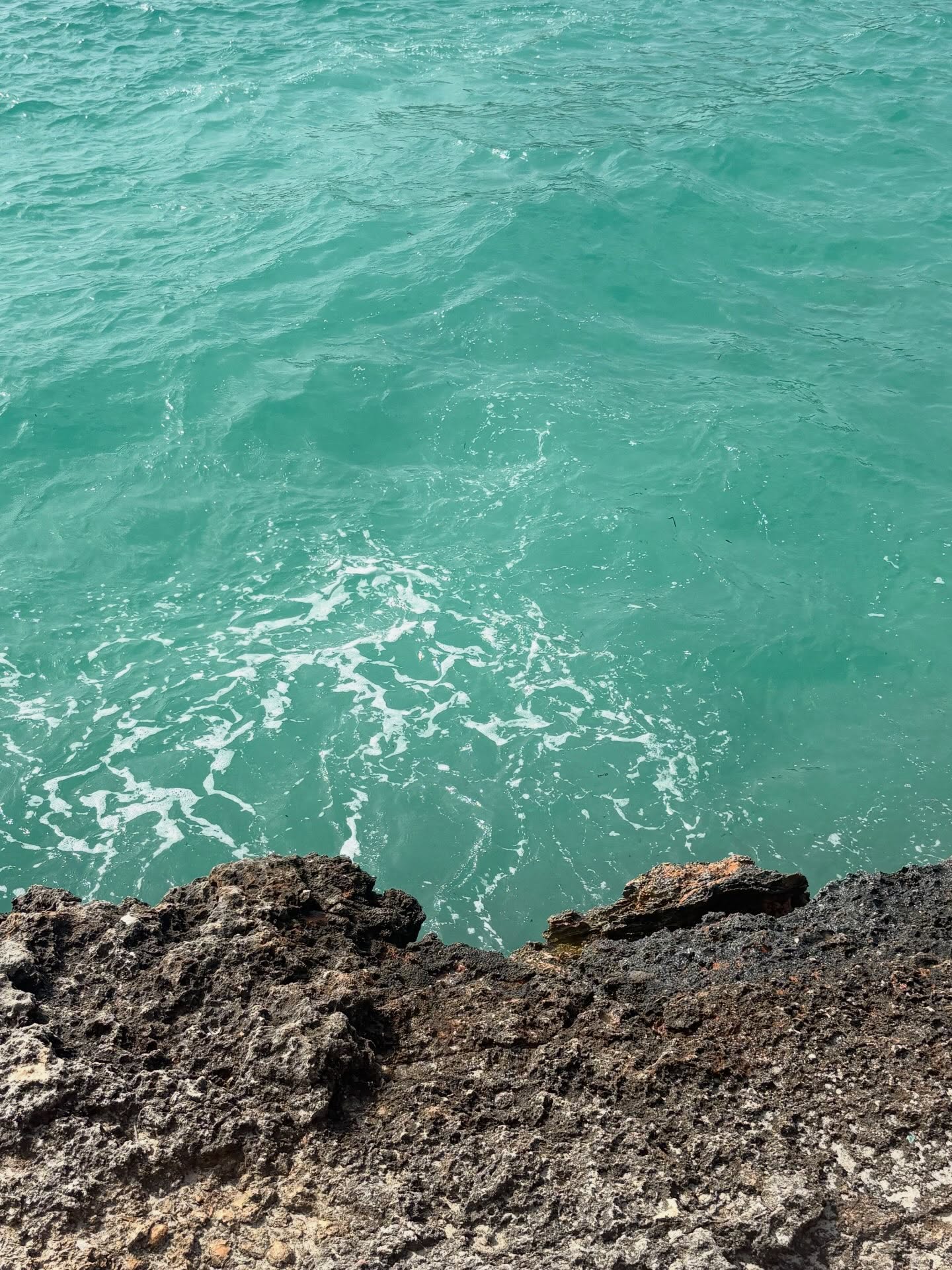 L'eau turquoise