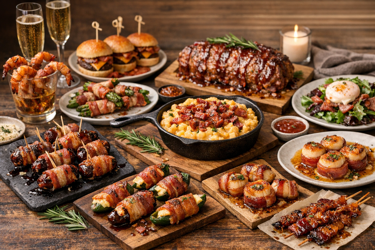 Délicieuses recettes avec du bacon pour épater vos invités