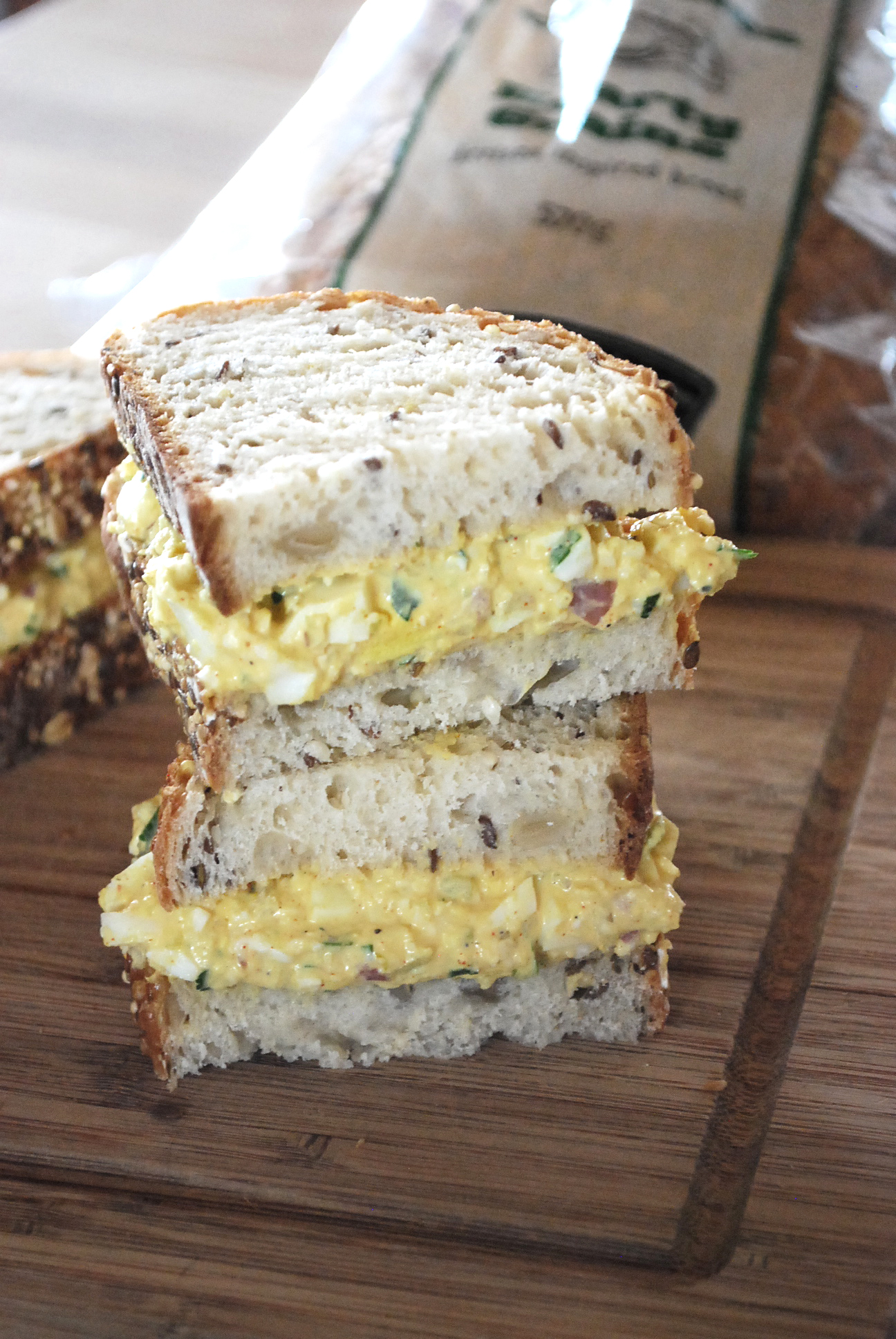 Sandwichs aux oeufs revisités
