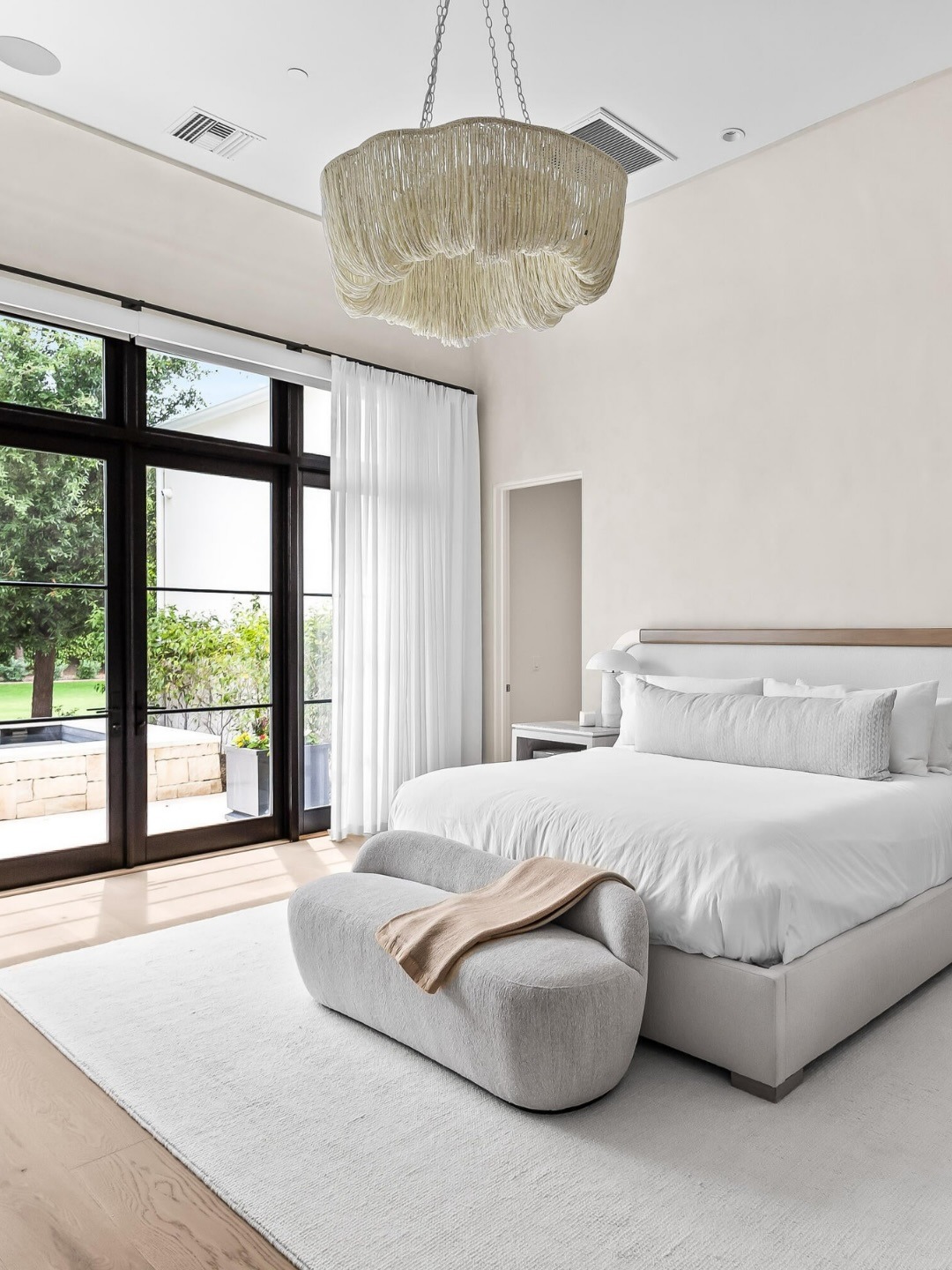 The master bedroom