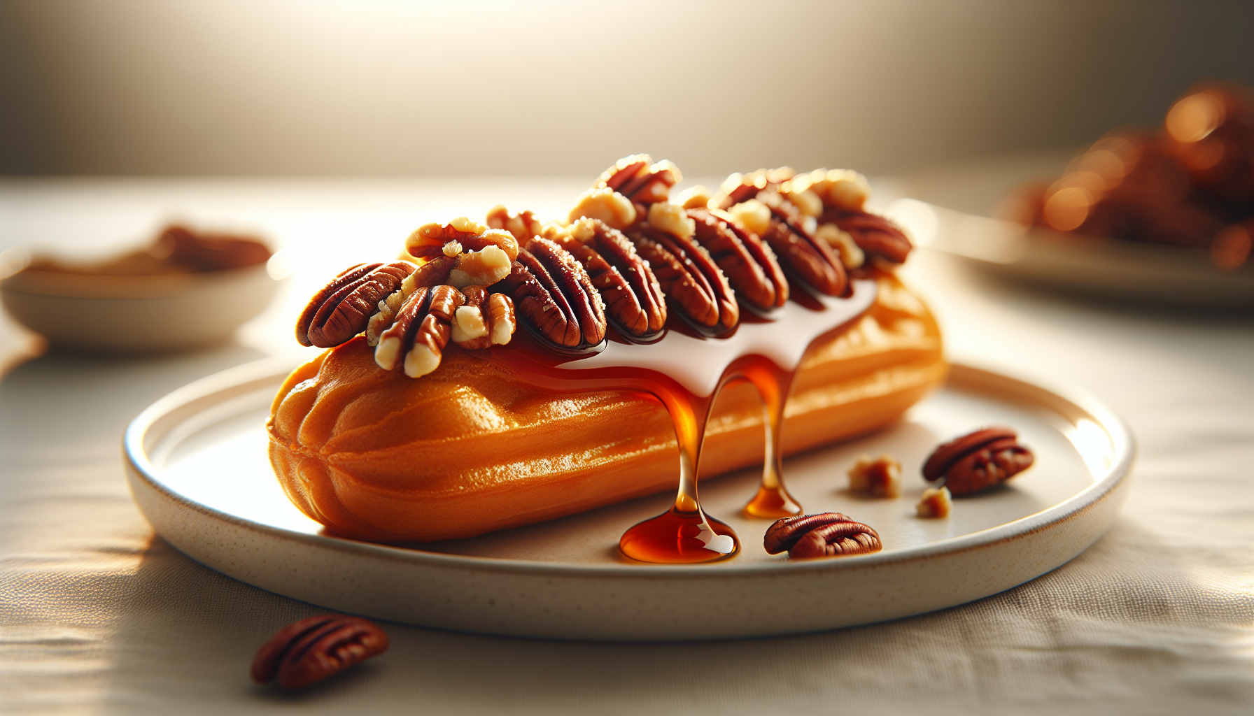 Éclair érable et noix pacane