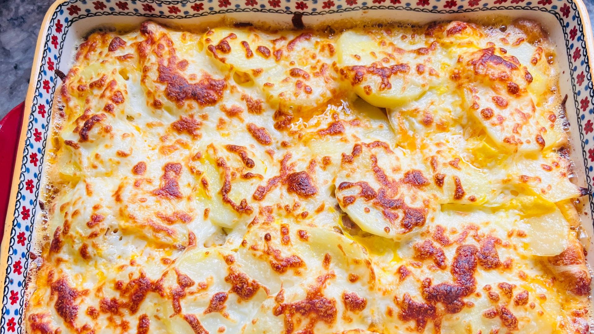 11. Gratin de pommes de terre au jambon