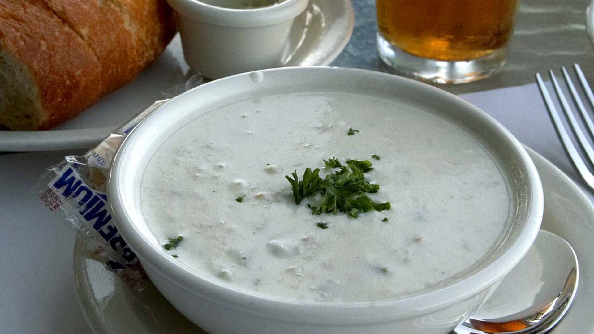 1. Soupe de palourdes de Nouvelle-Angleterre