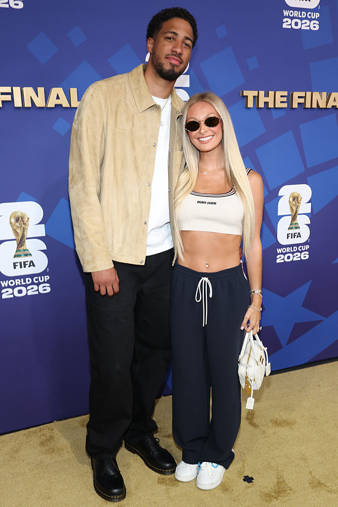 Tyrese Haliburton and Jade Jones