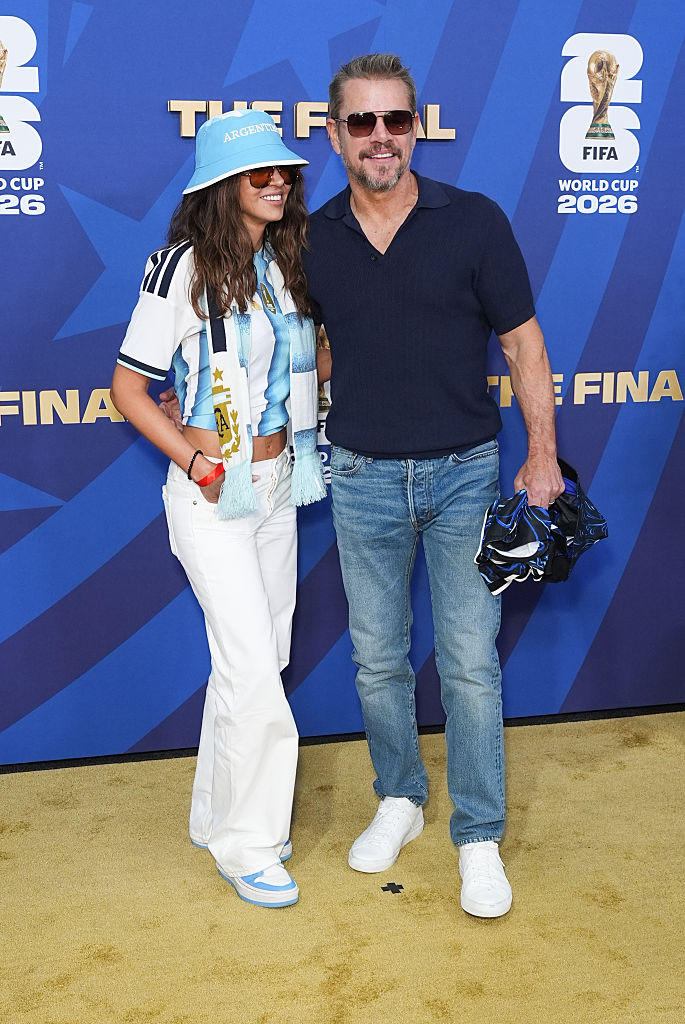 Luciana Barroso and Matt Damon