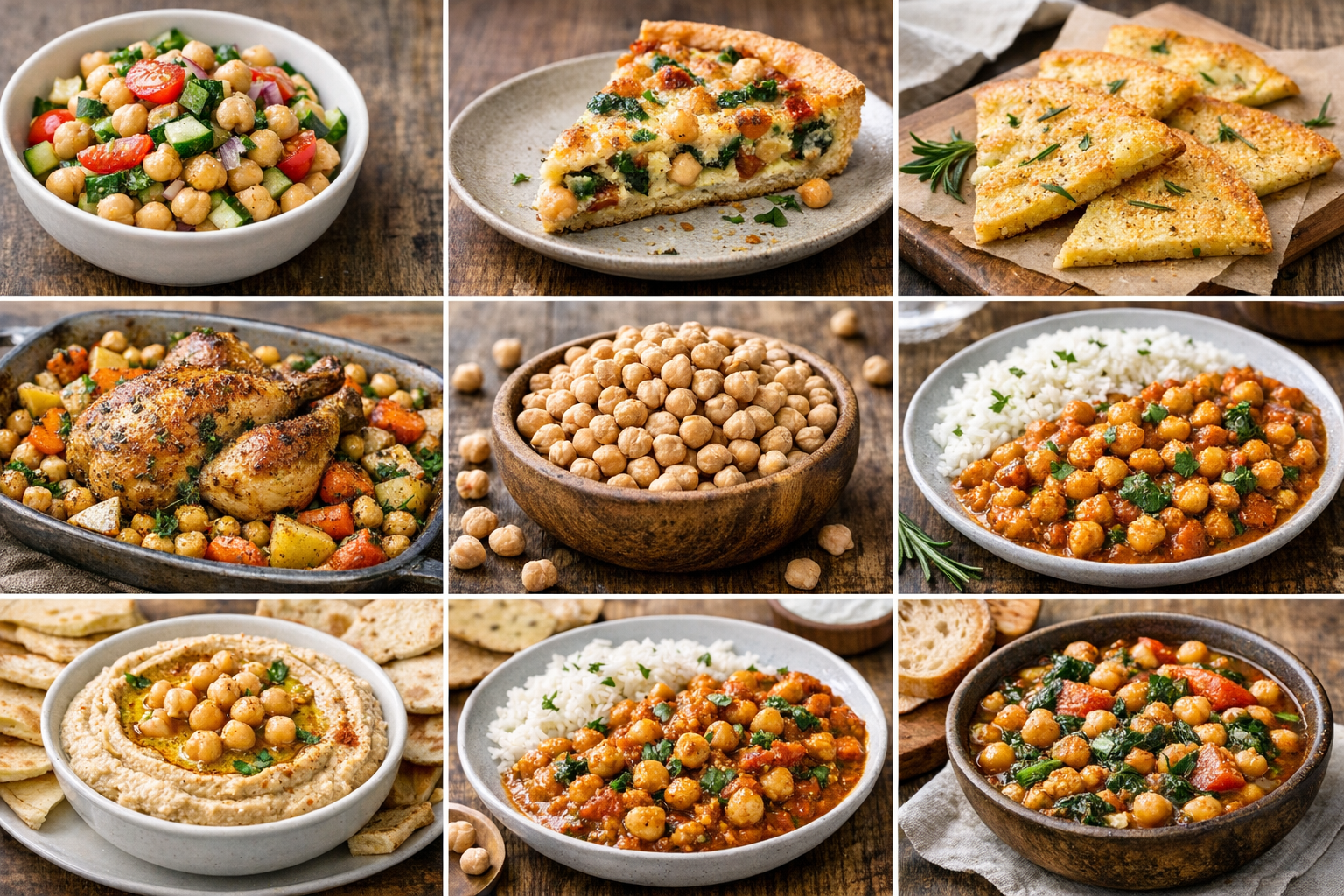 Découvrez 8 délicieuses recettes à base de pois chiches