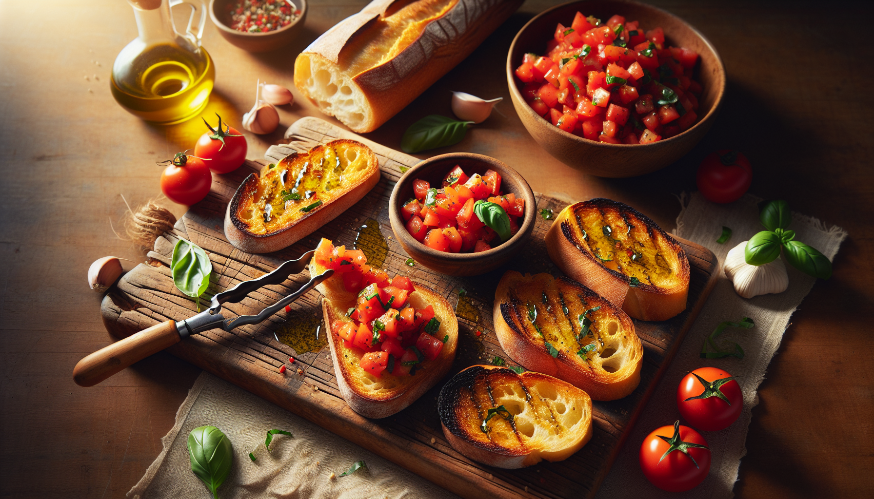 Bruschettas savoureuses