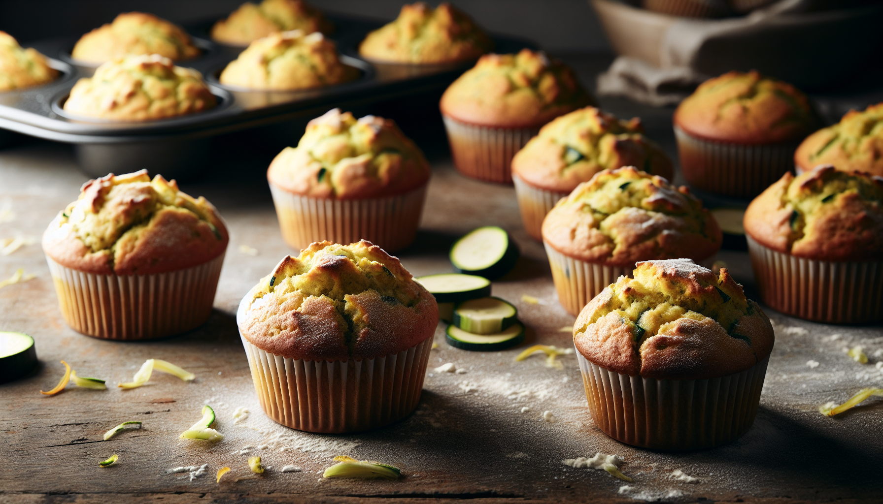 Muffins aux zucchinis