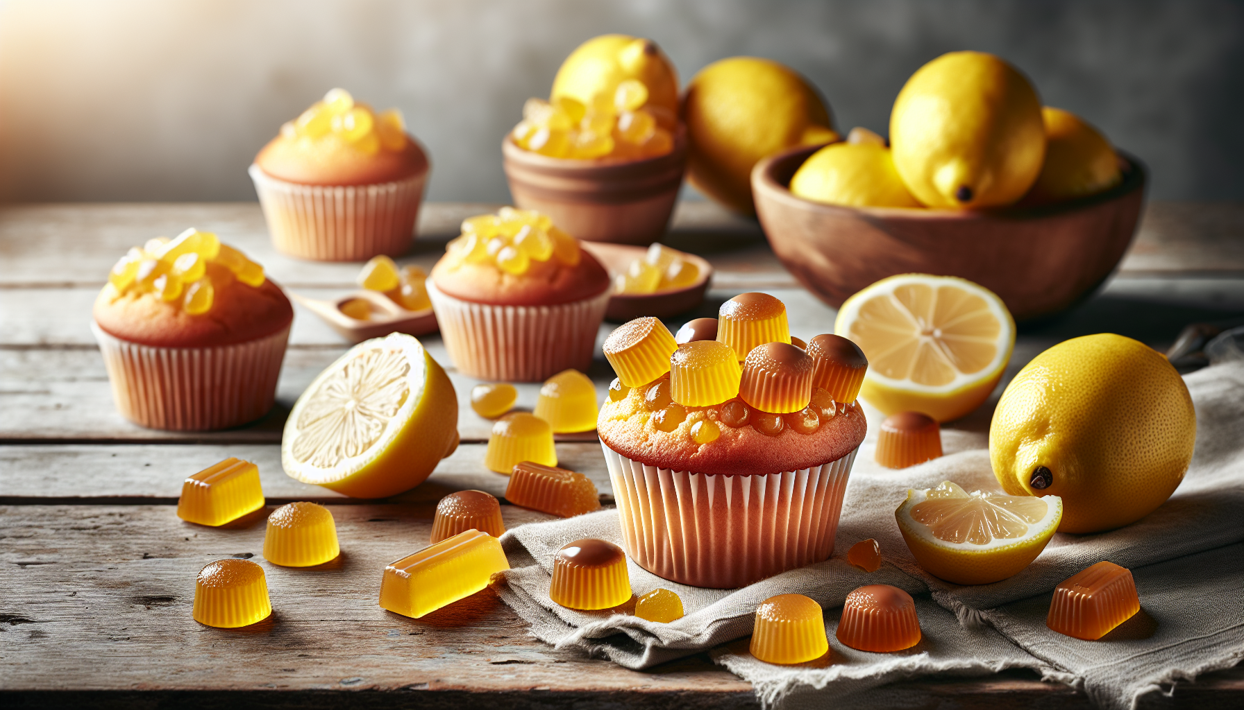 Muffins citron-carambar