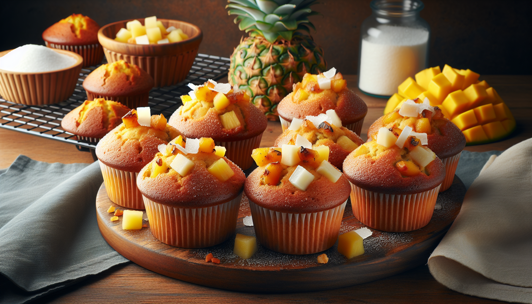 Muffins tropicaux