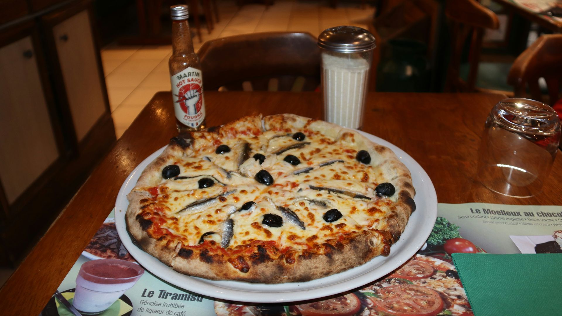 18. Pizza aux anchois