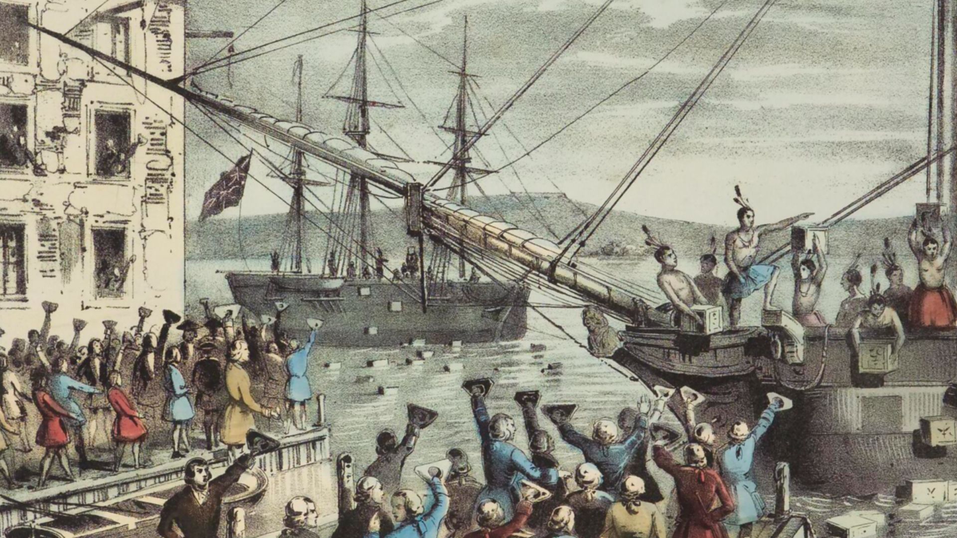 3. La Boston Tea Party