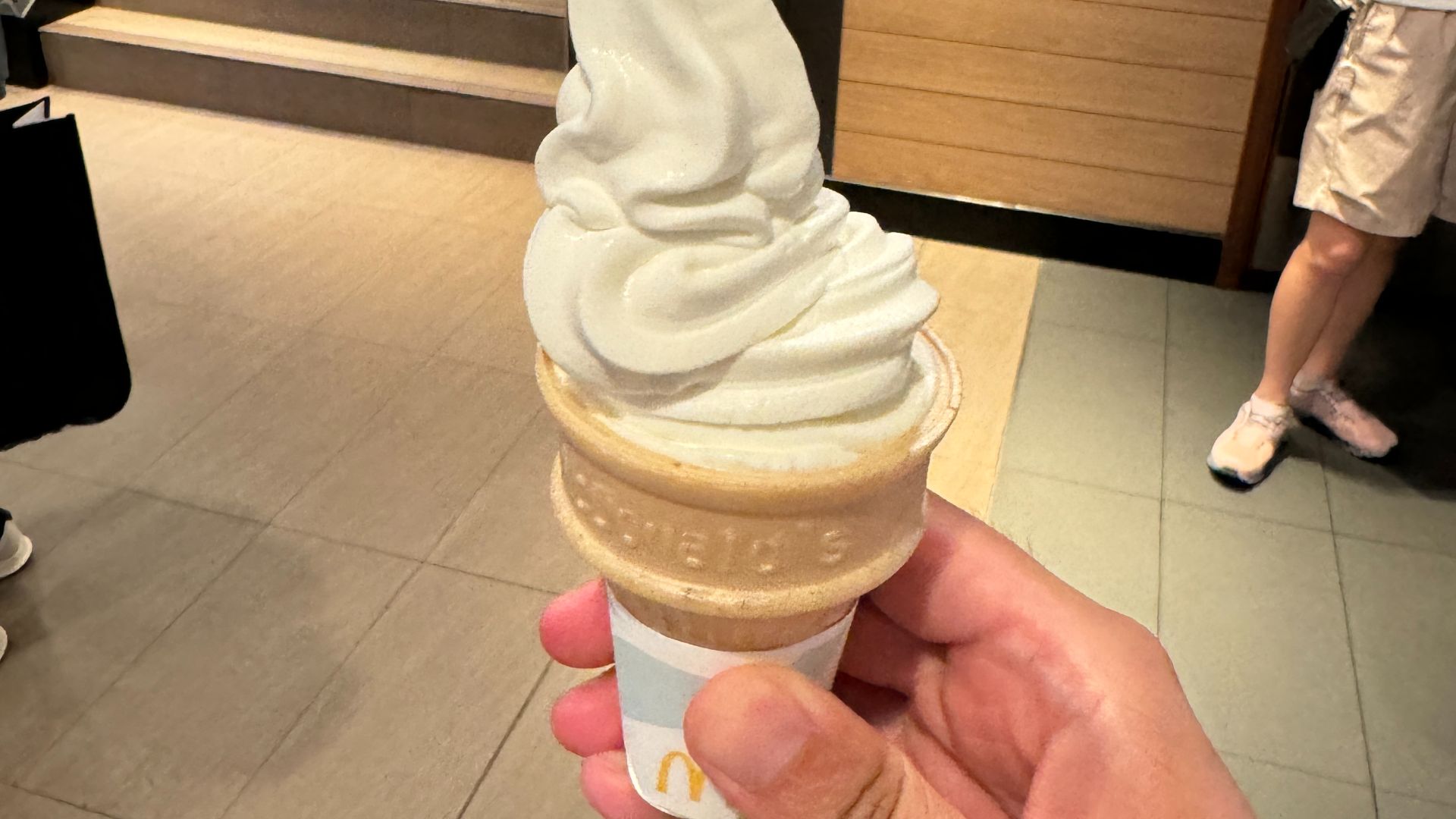 3. Les cornets trempés de McDonald’s