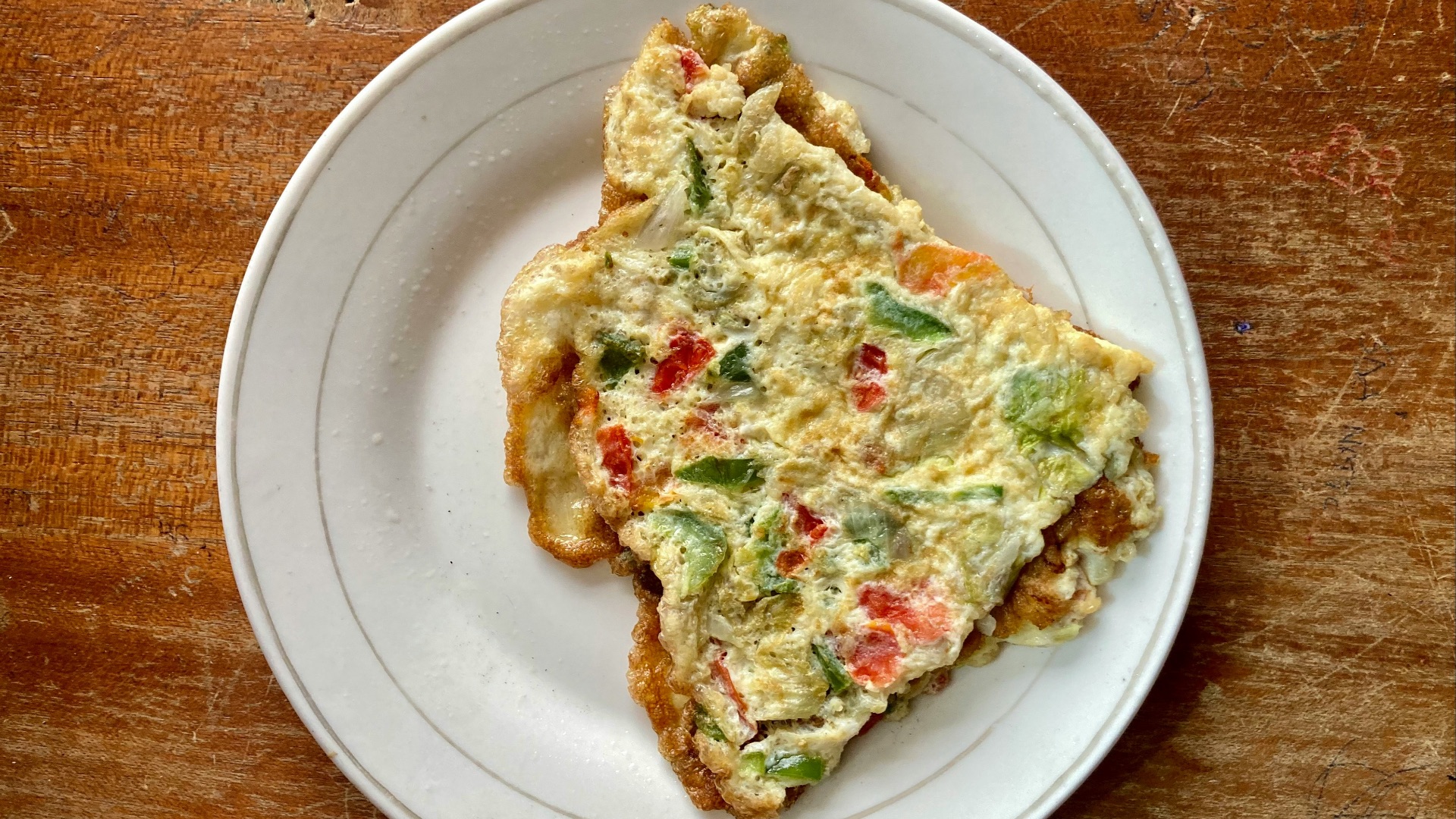 7. Omelette aux légumes