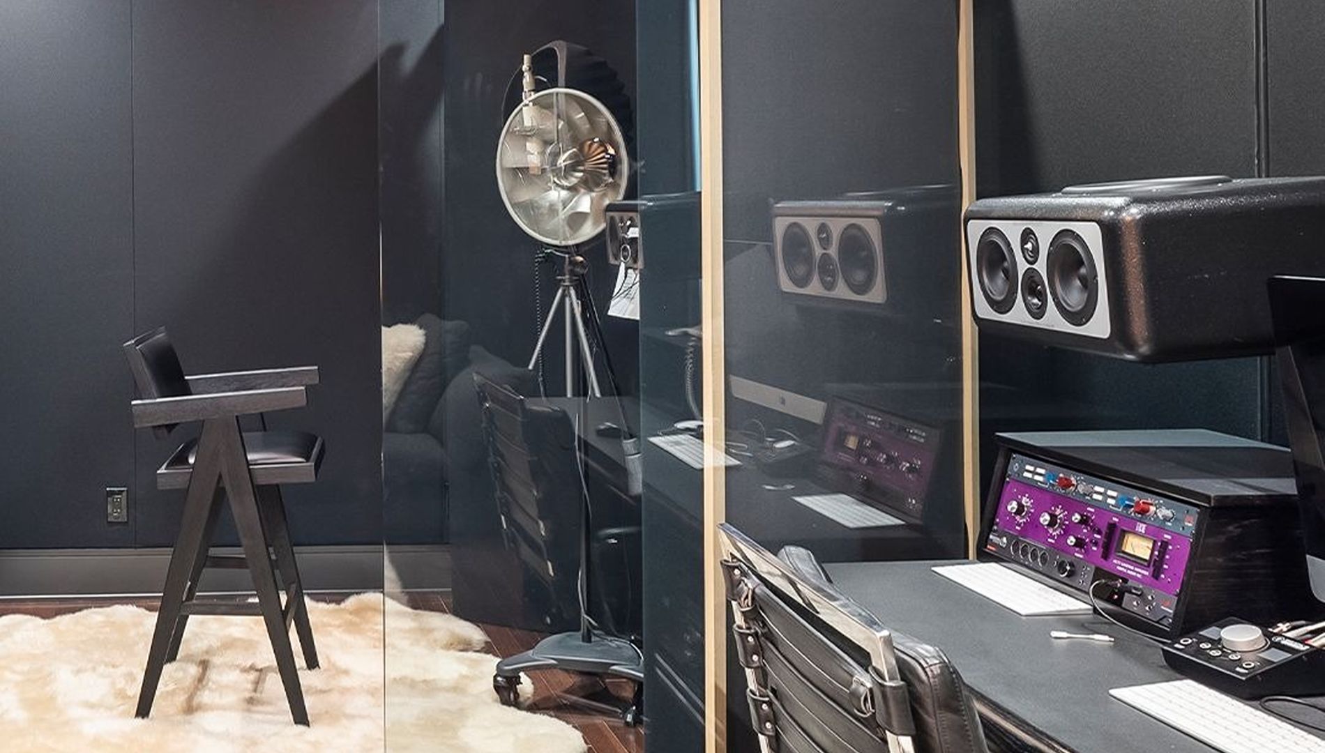 Le studio d'enregistrement