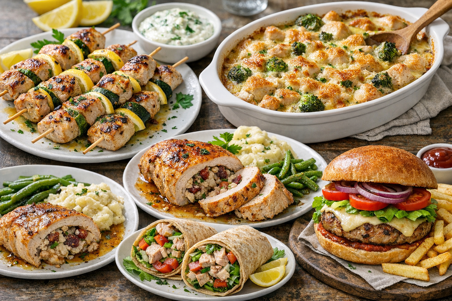 Découvrez ces délicieuses recettes à base de dinde