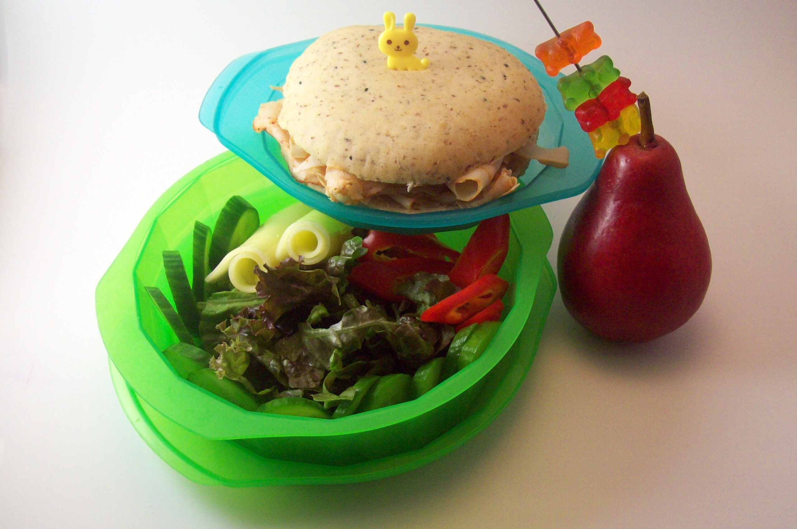 Boîte à lunch dinde et poire