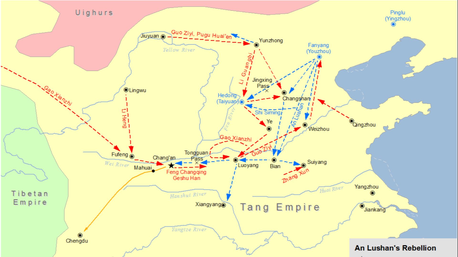 7. La révolte d'An Lushan